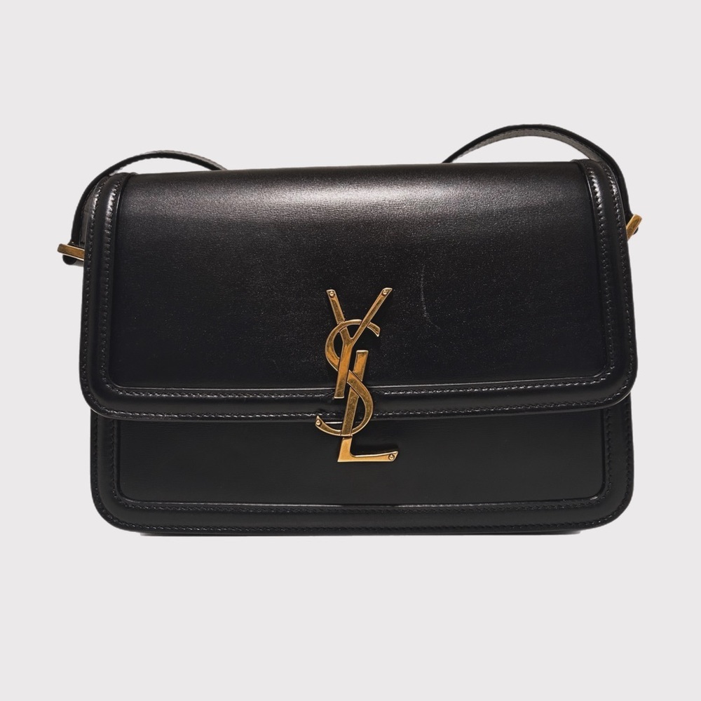 SOLD 
YSL Solferino Medium Satchel Bag